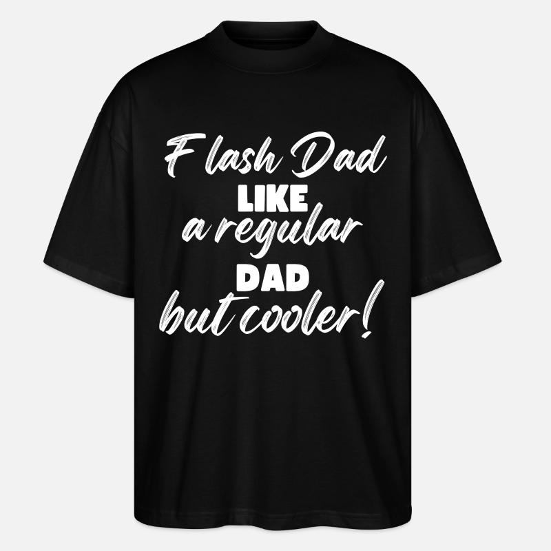 Bloc Flash Papa Boulderer - T-shirt bio Blaster 2.0 coupe oversize Stanley/Stella Unisexe - noir