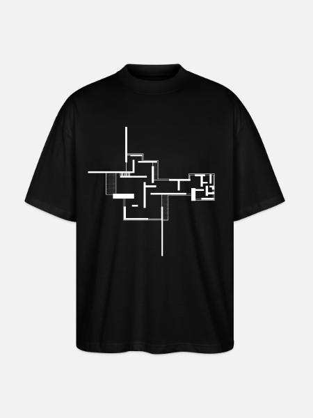 architecture - T-shirt bio Blaster 2.0 coupe oversize Stanley/Stella Unisexe - noir