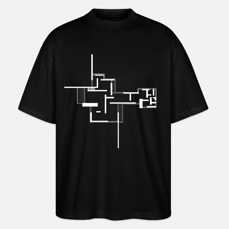 architecture - T-shirt bio Blaster 2.0 coupe oversize Stanley/Stella Unisexe - noir