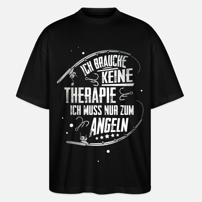 Angeln - Stanley/Stella Oversized Unisex Bio T-Shirt Blaster 2.0 - Schwarz