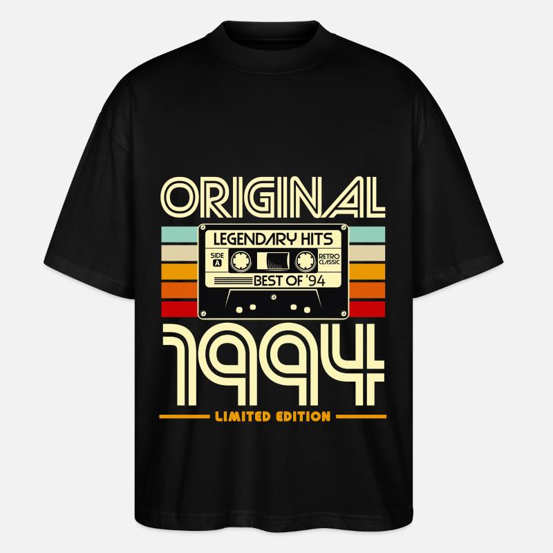 Original 1994 Legendary Hits - Stanley/Stella Oversized Unisex Organic T-shirt Blaster 2.0 - black