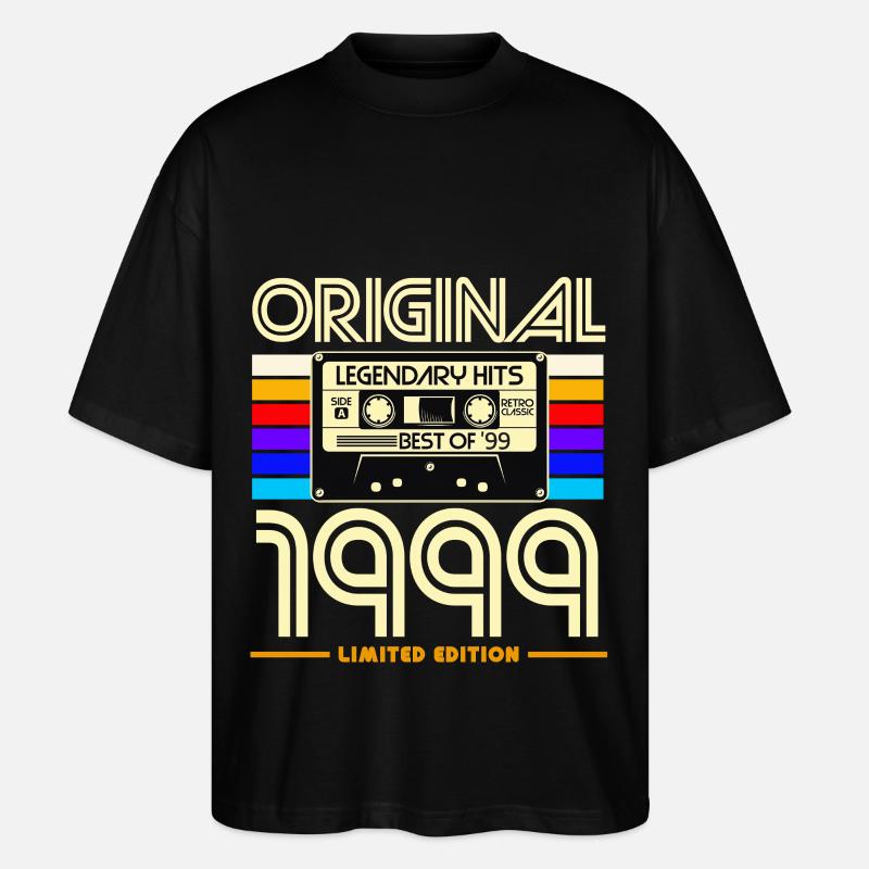 Original 1999 édition limitée - T-shirt bio Blaster 2.0 coupe oversize Stanley/Stella Unisexe - noir