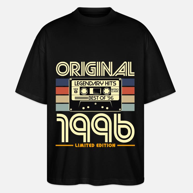 Original 1996 - Stanley/Stella Oversized Unisex Bio T-Shirt Blaster 2.0 - Schwarz