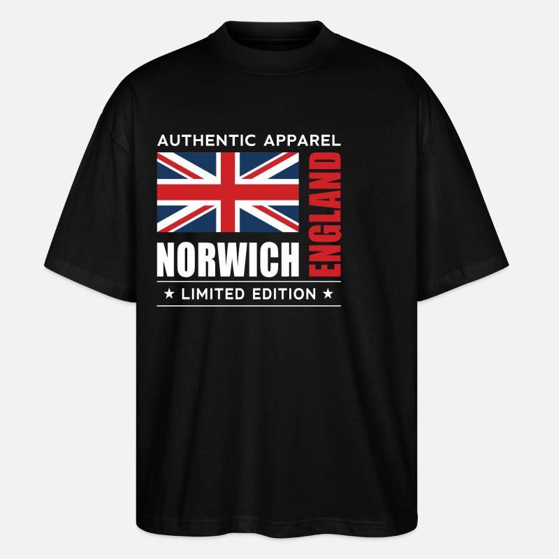 Norwich - Stanley/Stella Oversized Unisex Bio T-Shirt Blaster 2.0 - Schwarz