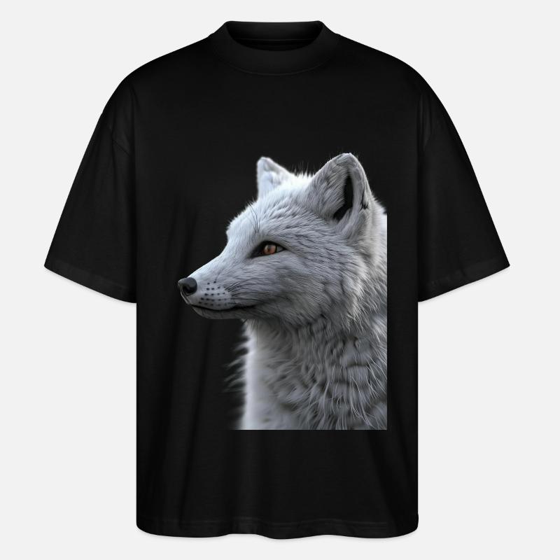 Polar fox - Stanley/Stella Oversized Unisex Organic T-shirt Blaster 2.0 - black