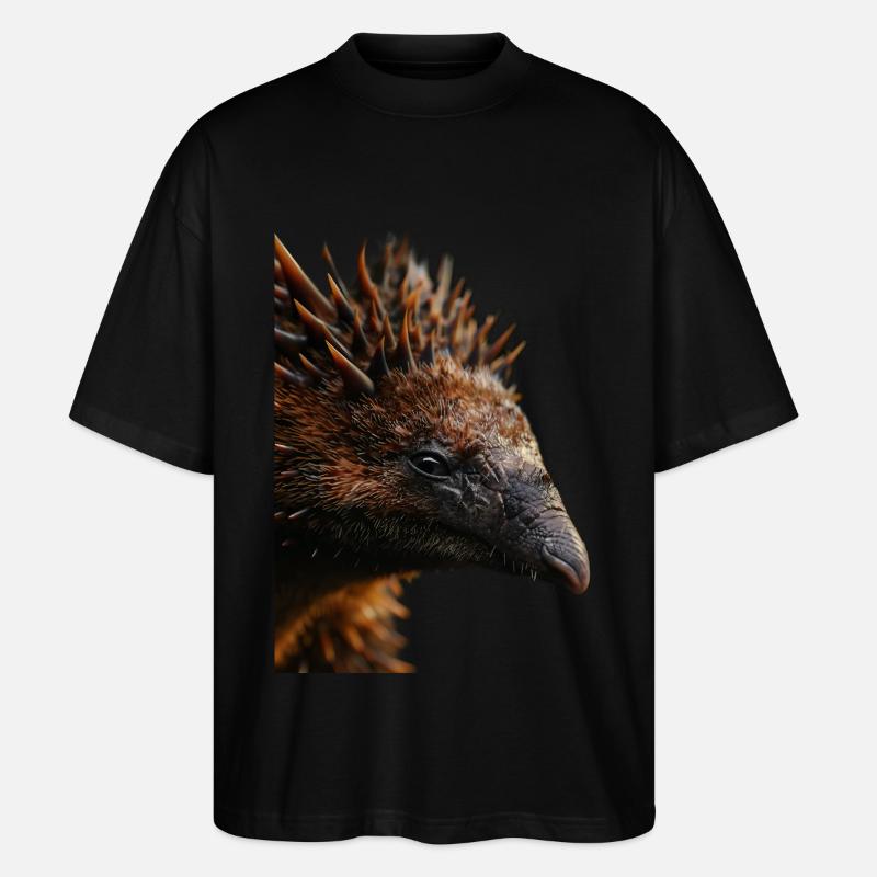 Échidné - T-shirt bio Blaster 2.0 coupe oversize Stanley/Stella Unisexe - noir