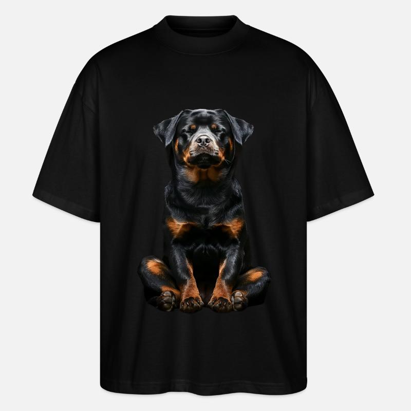 Rottweiler - Stanley/Stella Oversized Unisex Bio T-Shirt Blaster 2.0 - Schwarz