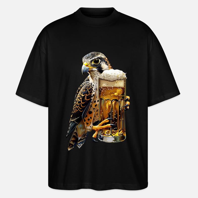 Falke - Stanley/Stella Oversized Unisex Bio T-Shirt Blaster 2.0 - Schwarz