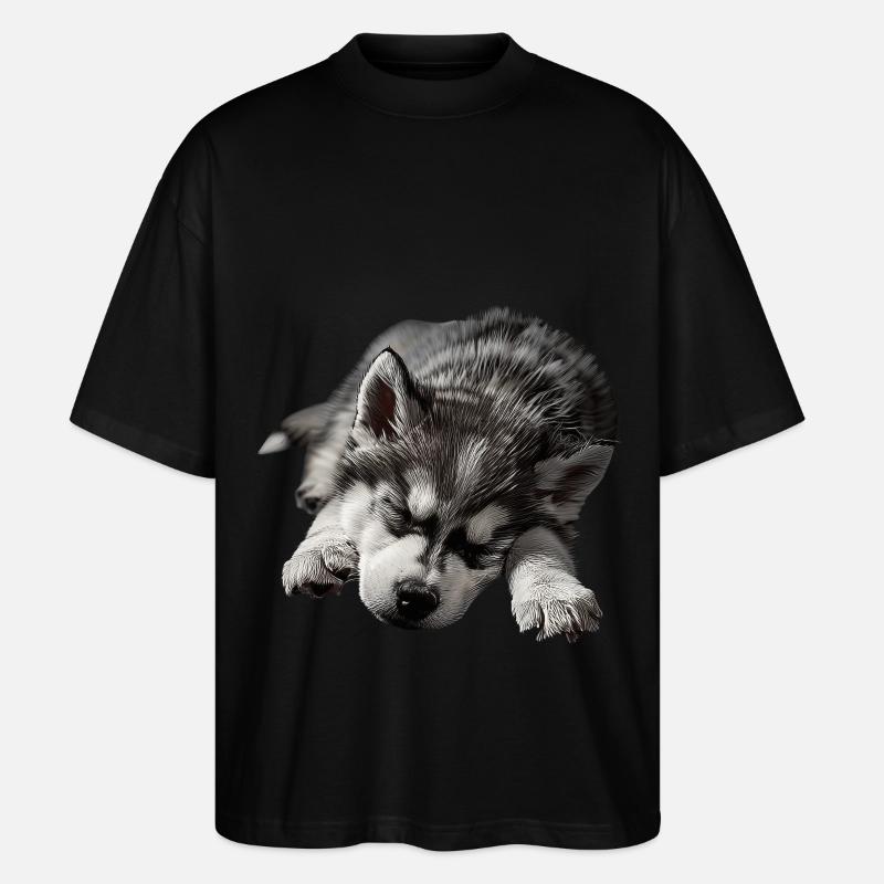 Heiser - Stanley/Stella Oversized Unisex Bio T-Shirt Blaster 2.0 - Schwarz