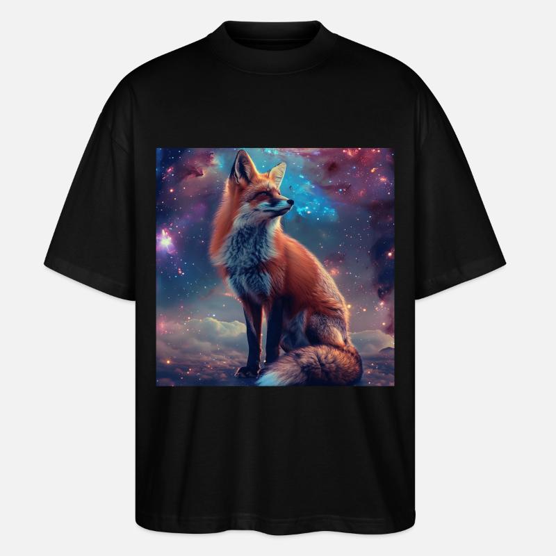Renard - T-shirt bio Blaster 2.0 coupe oversize Stanley/Stella Unisexe - noir