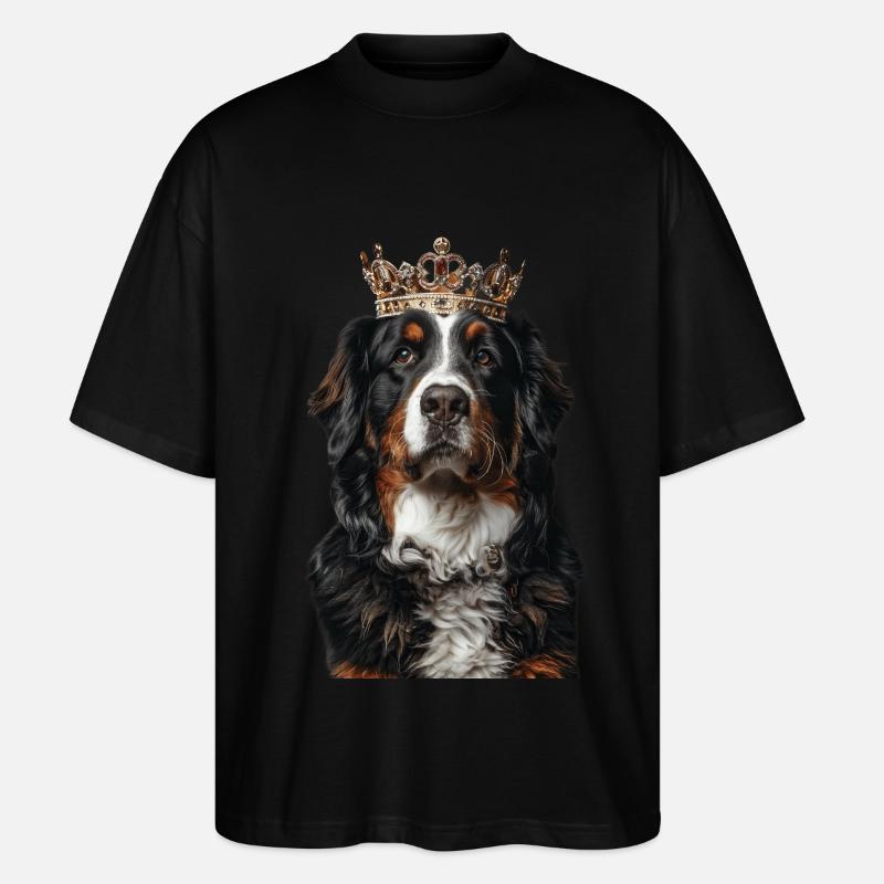 Berner Sennenhund - Stanley/Stella Oversized Unisex Bio T-Shirt Blaster 2.0 - Schwarz