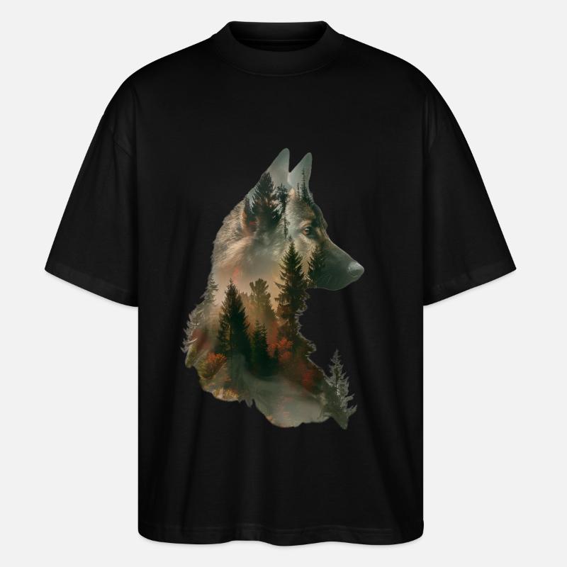 Akita - Stanley/Stella Oversized Unisex Bio T-Shirt Blaster 2.0 - Schwarz