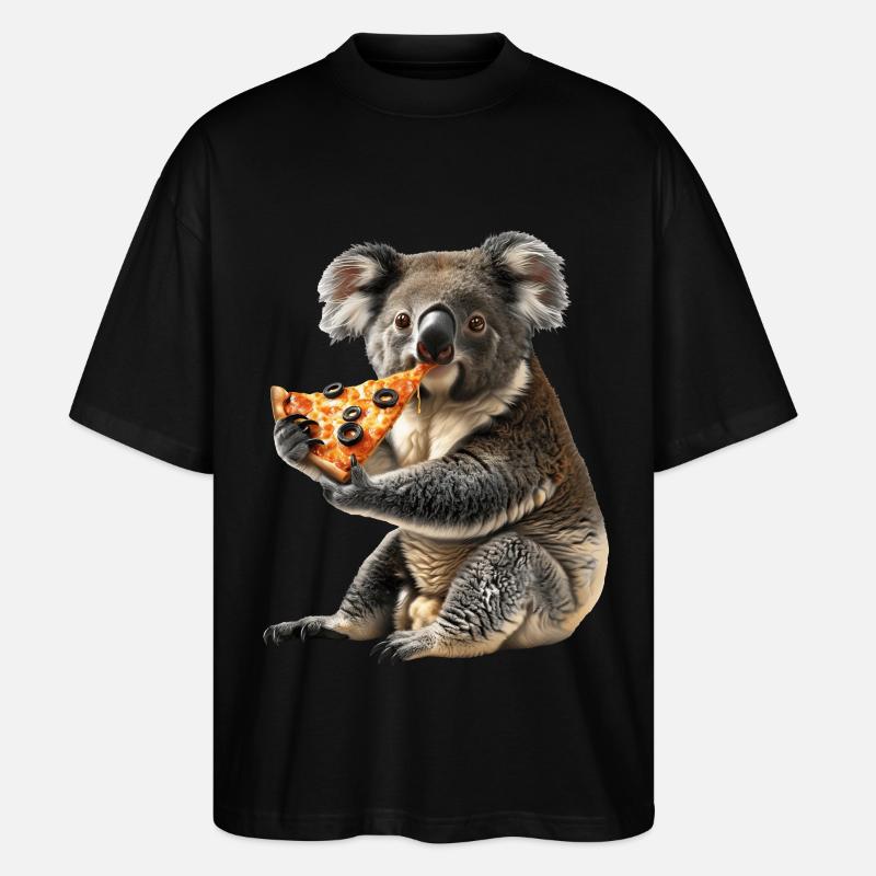 Koala - T-shirt bio Blaster 2.0 coupe oversize Stanley/Stella Unisexe - noir