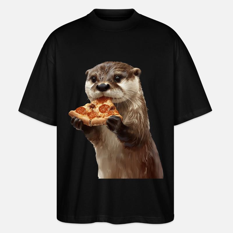 Otter - Stanley/Stella Oversized Unisex Bio T-Shirt Blaster 2.0 - Schwarz