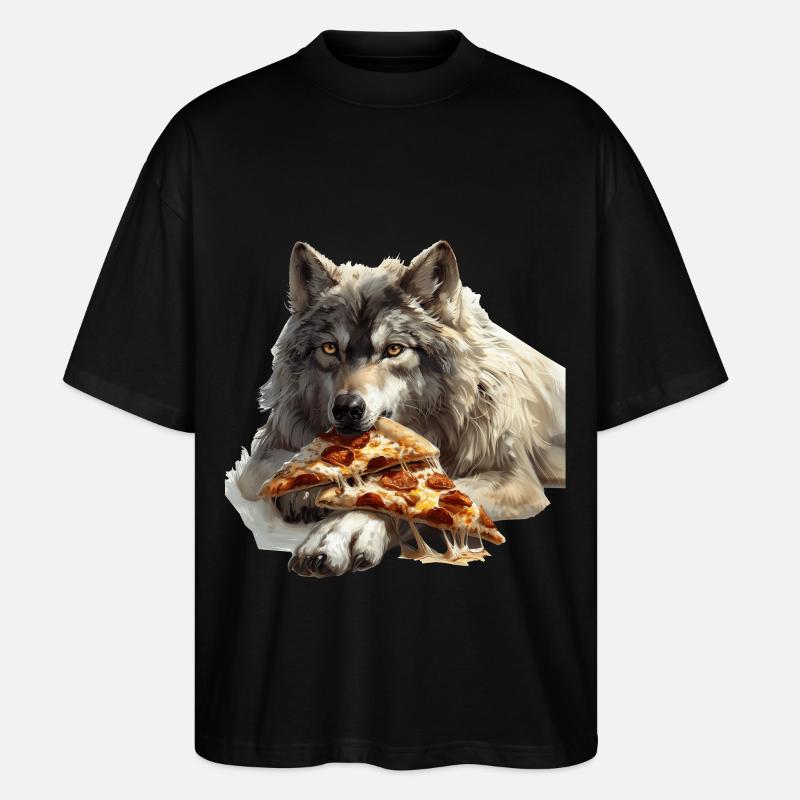 Loup - T-shirt bio Blaster 2.0 coupe oversize Stanley/Stella Unisexe - noir