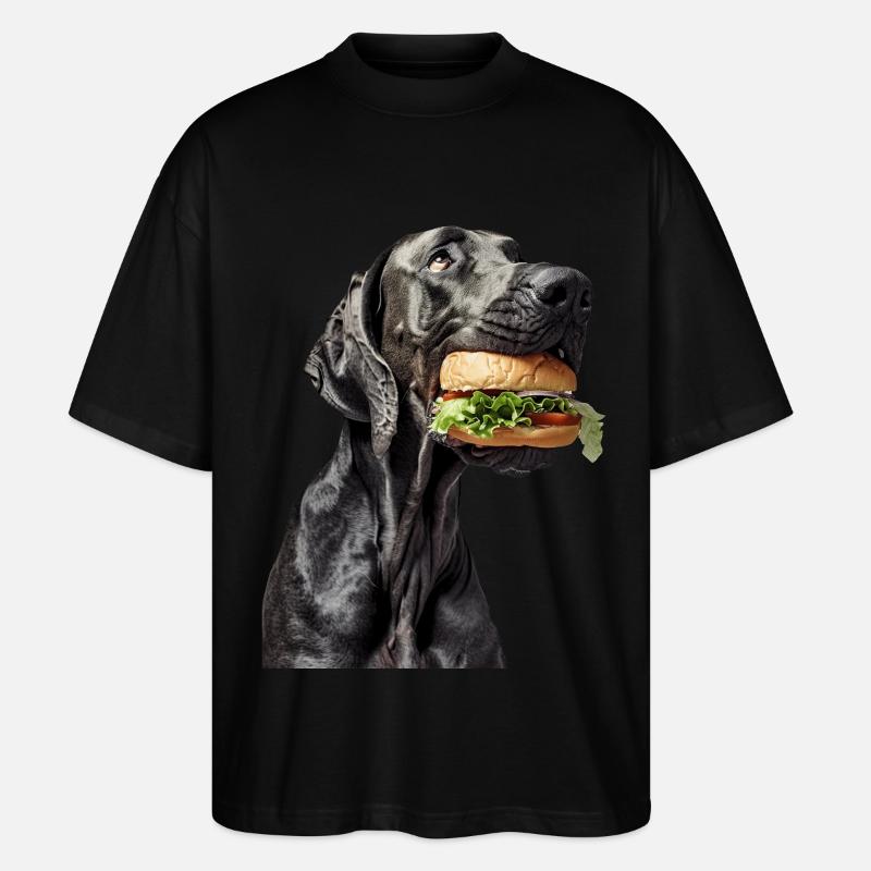 Deutsche Dogge - Stanley/Stella Oversized Unisex Bio T-Shirt Blaster 2.0 - Schwarz