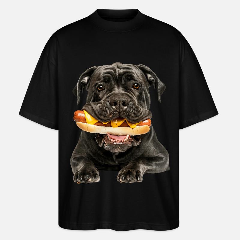 Cane corso - T-shirt bio Blaster 2.0 coupe oversize Stanley/Stella Unisexe - noir
