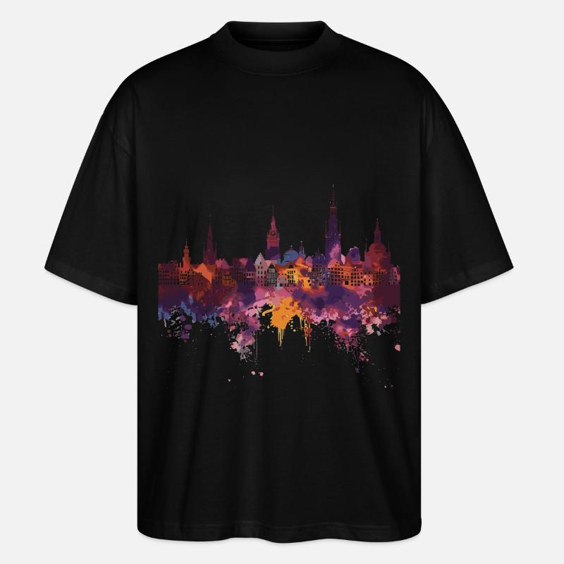 Maastricht - T-shirt bio Blaster 2.0 coupe oversize Stanley/Stella Unisexe - noir