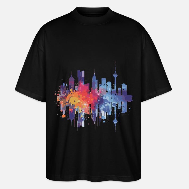 Oss - Stanley/Stella Oversized Unisex Bio T-Shirt Blaster 2.0 - Schwarz