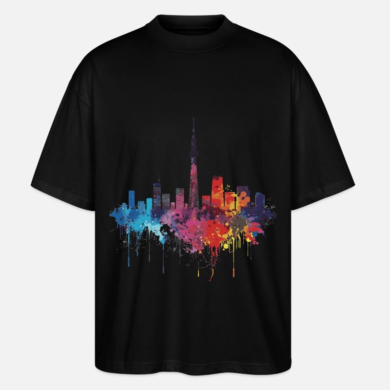 Heute - Stanley/Stella Oversized Unisex Bio T-Shirt Blaster 2.0 - Schwarz