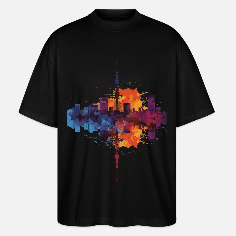 Tōkai - Stanley/Stella Oversized Unisex Organic T-shirt Blaster 2.0 - black