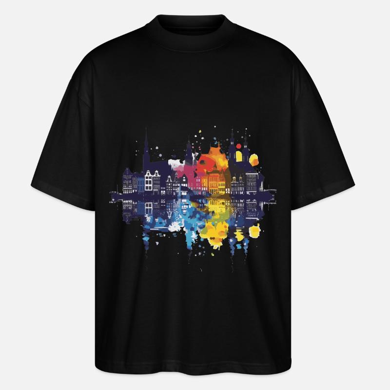 Stichtse Vecht - Stanley/Stella Oversized Unisex Organic T-shirt Blaster 2.0 - black