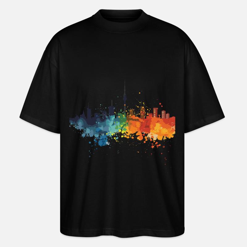 Venlo - T-shirt bio Blaster 2.0 coupe oversize Stanley/Stella Unisexe - noir