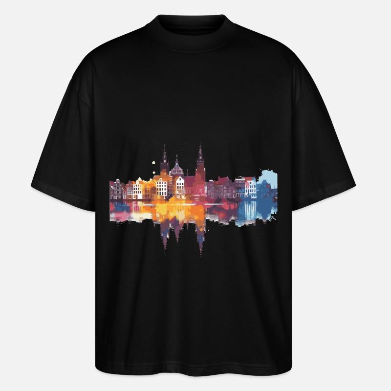 Zwolle - T-shirt bio Blaster 2.0 coupe oversize Stanley/Stella Unisexe - noir