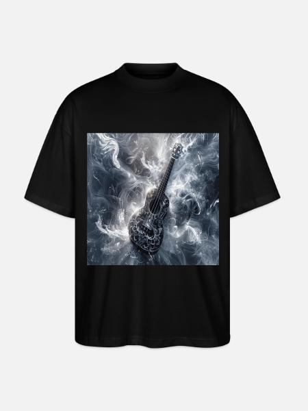 Ukulele - Stanley/Stella Oversized Unisex Bio T-Shirt Blaster 2.0 - Schwarz