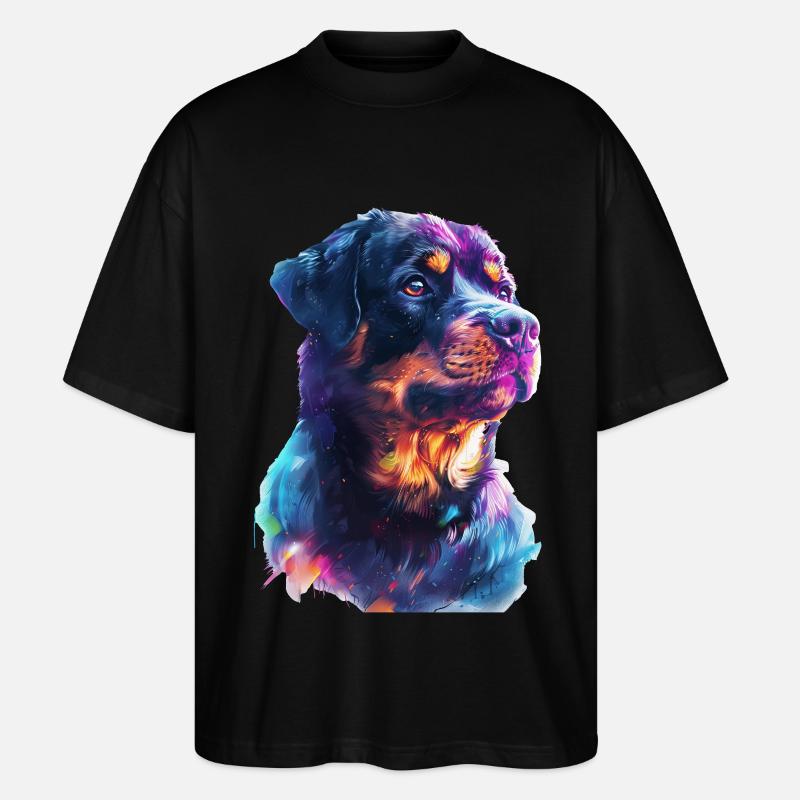 Rottweiler - Stanley/Stella Oversized Unisex Bio T-Shirt Blaster 2.0 - Schwarz