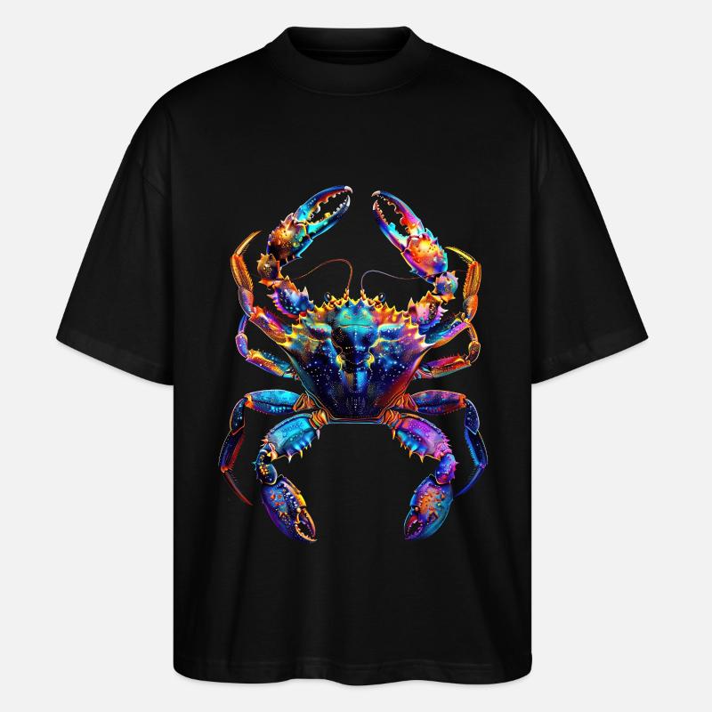 Krabbe - Stanley/Stella Oversized Unisex Bio T-Shirt Blaster 2.0 - Schwarz