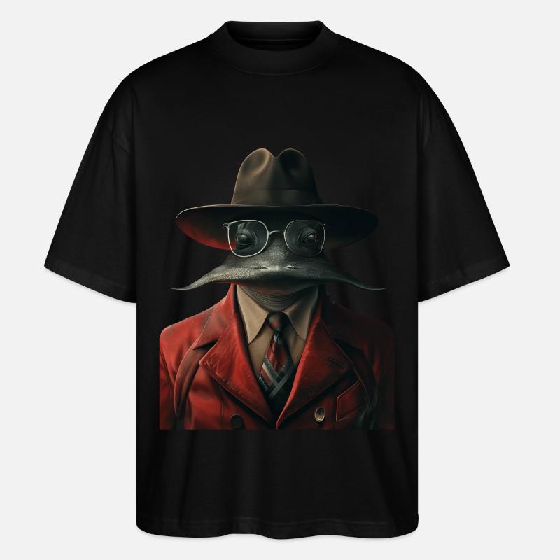 Stachelrochen - Stanley/Stella Oversized Unisex Bio T-Shirt Blaster 2.0 - Schwarz