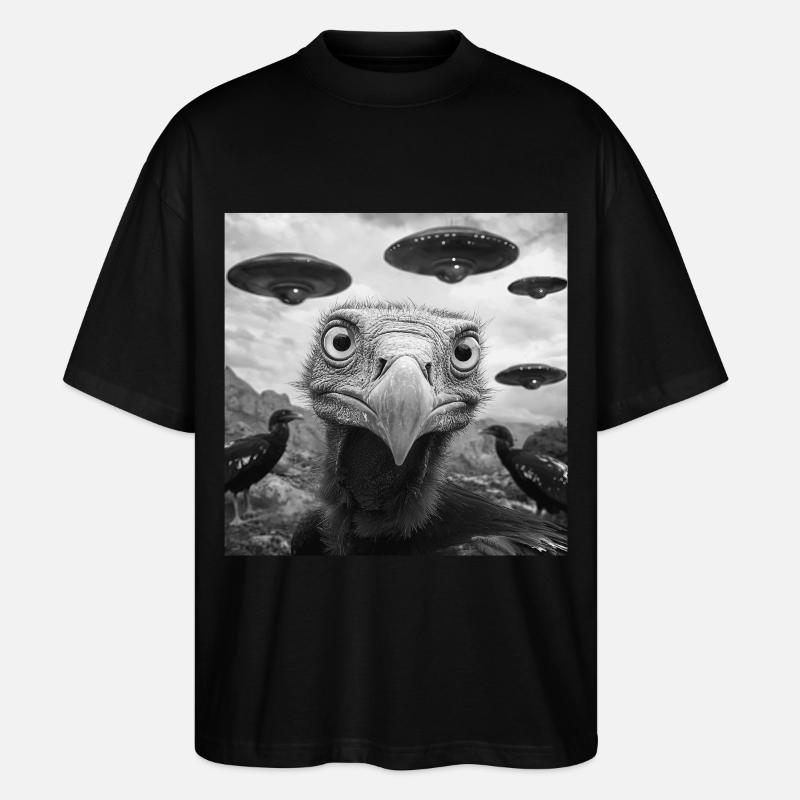 Geier - Stanley/Stella Oversized Unisex Bio T-Shirt Blaster 2.0 - Schwarz