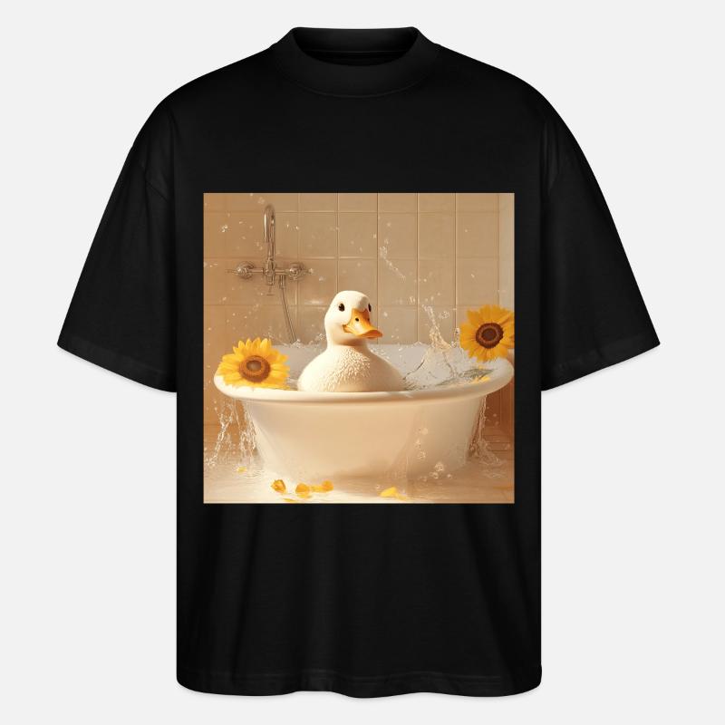 Ente - Stanley/Stella Oversized Unisex Bio T-Shirt Blaster 2.0 - Schwarz