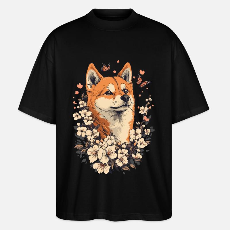 Hund - Stanley/Stella Oversized Unisex Bio T-Shirt Blaster 2.0 - Schwarz