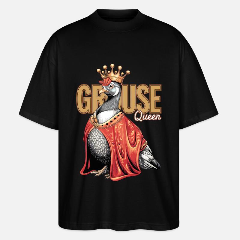 Auerhahn - Stanley/Stella Oversized Unisex Bio T-Shirt Blaster 2.0 - Schwarz