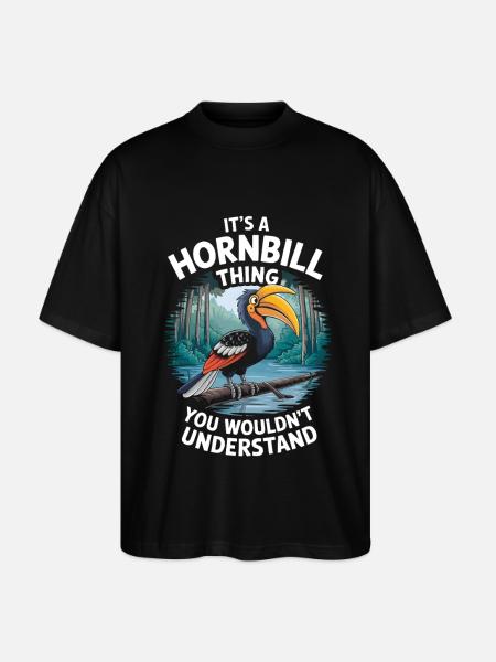 Nashornvogel - Stanley/Stella Oversized Unisex Bio T-Shirt Blaster 2.0 - Schwarz