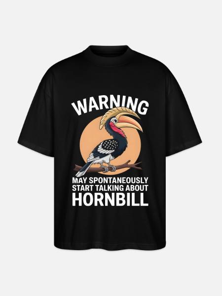 Nashornvogel - Stanley/Stella Oversized Unisex Bio T-Shirt Blaster 2.0 - Schwarz