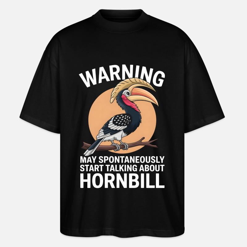 Nashornvogel - Stanley/Stella Oversized Unisex Bio T-Shirt Blaster 2.0 - Schwarz
