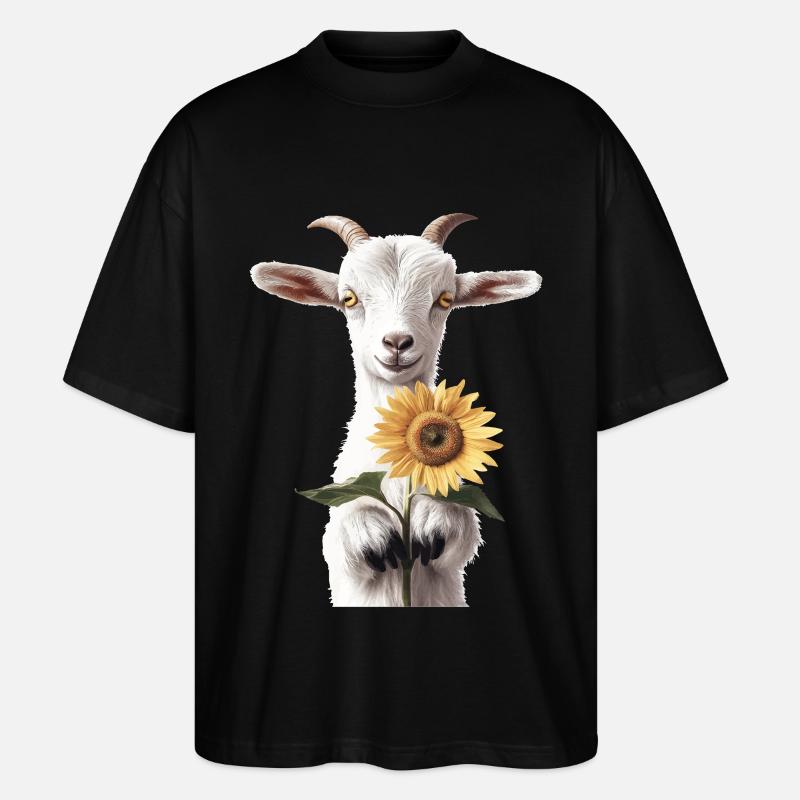 Lama - Stanley/Stella Oversized Unisex Bio T-Shirt Blaster 2.0 - Schwarz