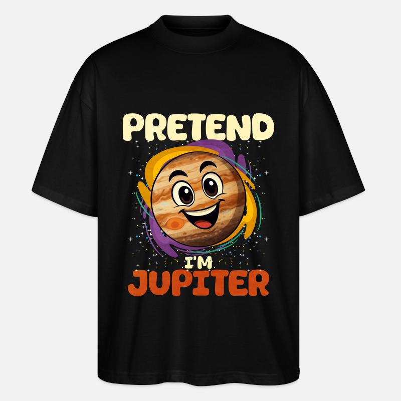 Jupiter - Stanley/Stella Oversized Unisex Bio T-Shirt Blaster 2.0 - Schwarz