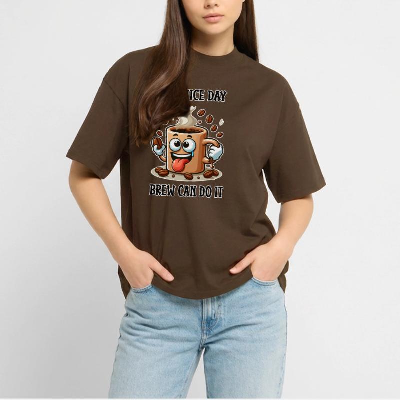 Java nice day - Brew can do it Stanley/Stella Oversized Unisex Organic T-shirt Blaster 2.0