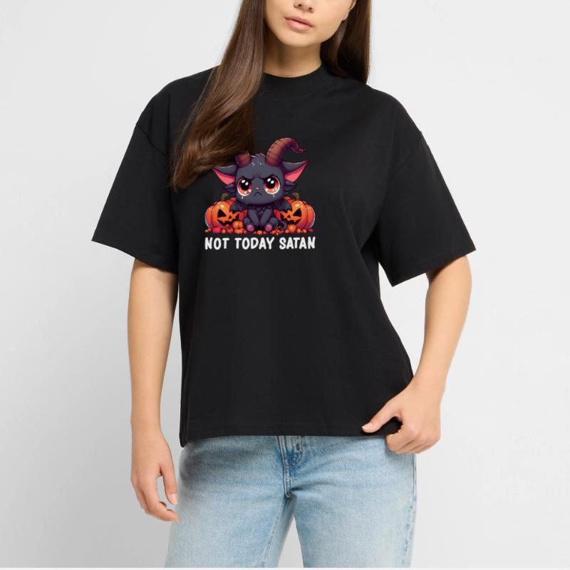 Satan Baphomet Evil Devil Lucifer - Cute Baphomet T-shirt bio Blaster 2.0 coupe oversize Stanley/Stella Unisexe