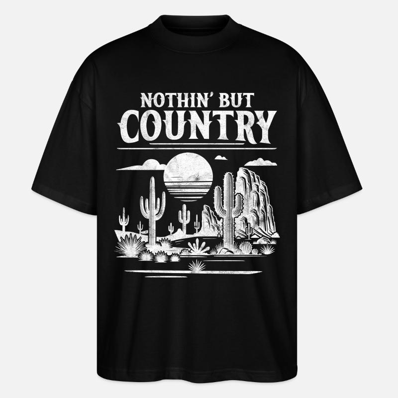 Rien que la campagne - T-shirt bio Blaster 2.0 coupe oversize Stanley/Stella Unisexe - noir