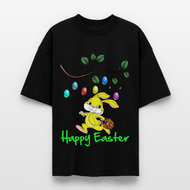 Easter Easter, happy easter, easter bunny, happy easter Stanley/Stella Oversized Unisex Organic T-shirt Blaster 2.0