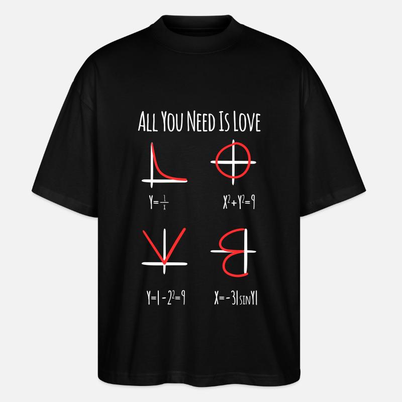 Enseignant en mathématiques - T-shirt bio Blaster 2.0 coupe oversize Stanley/Stella Unisexe - noir