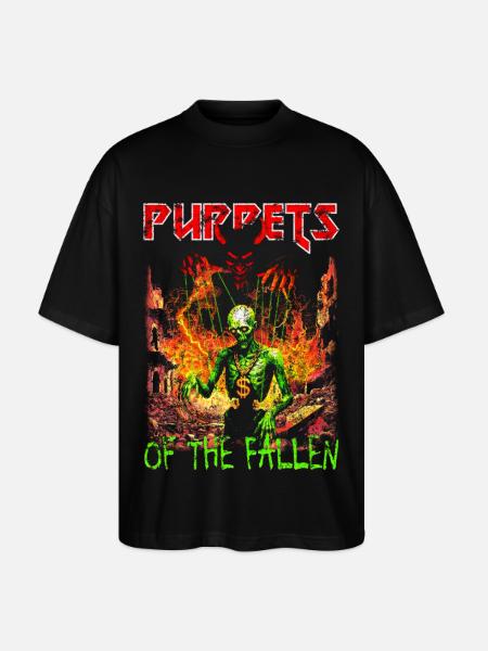 pupets_of_the_fallen - Stanley/Stella Oversized Unisex Organic T-shirt Blaster 2.0 - black