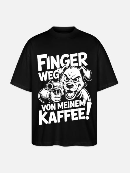 Hands off my coffee - Stanley/Stella Oversized Unisex Organic T-shirt Blaster 2.0 - black