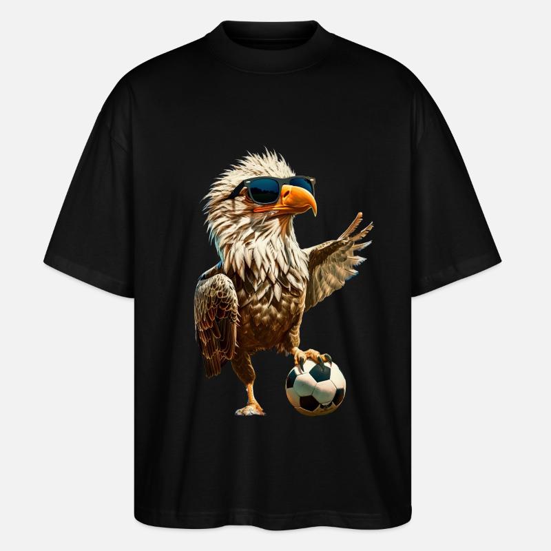Eagle - Stanley/Stella Oversized Unisex Organic T-shirt Blaster 2.0 - black
