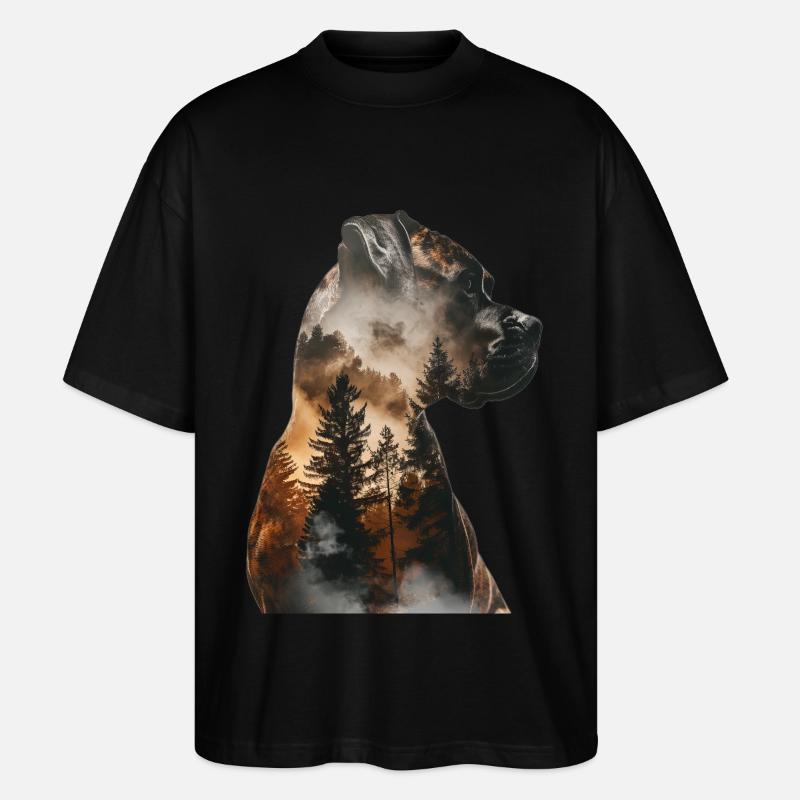 Boxer - Stanley/Stella Oversized Unisex Bio T-Shirt Blaster 2.0 - Schwarz